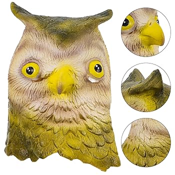Amazon.co.jp: [Hohopeti] フクロウ 鷹 フクロウの頭の